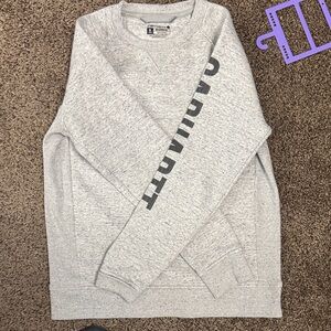 Carhartt Heather Gray Women's Crew Neck Sweater